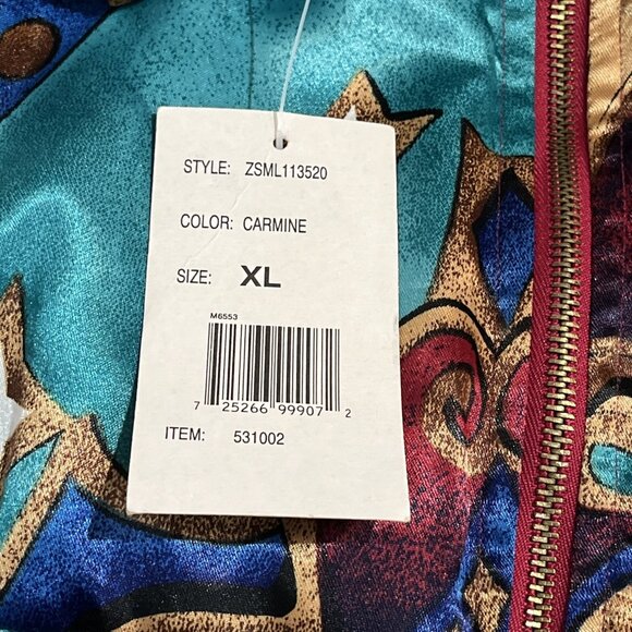 Vintage Bocoo XL Wind Breaker Track‎ Suit Full Zip Quilted Jacket Pants NOS 80s - Picture 8 of 16